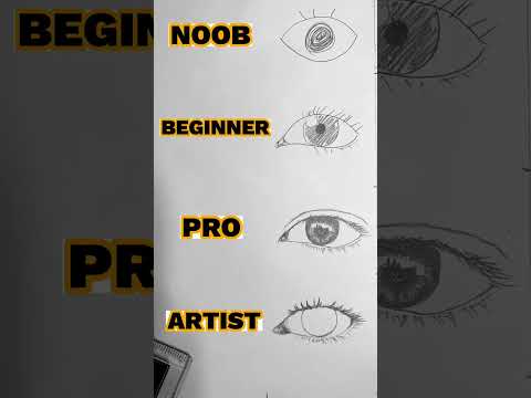 How to Draw Eyes Noob vs Artist  Yume Blackpaddy Art  drawing shorts