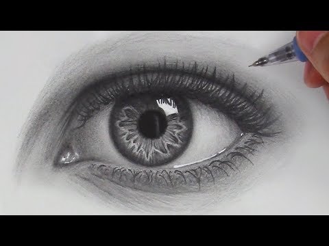 How to Draw Hyper Realistic Eyes  Step by Step