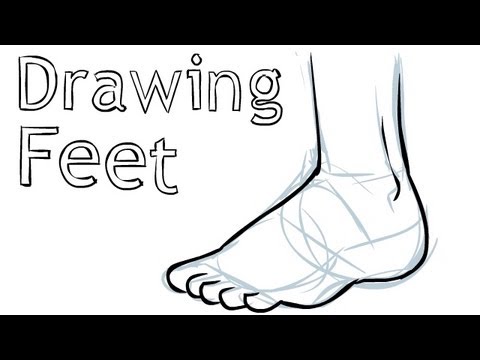 How to draw Feet