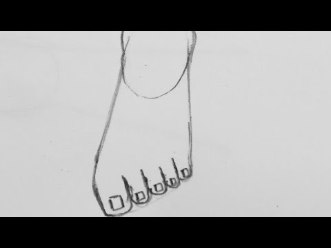 How to Draw Feet  Leg Drawing Step by Step  Beautiful Feet Drawing 