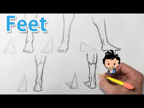 How to Draw Feet but like Easy