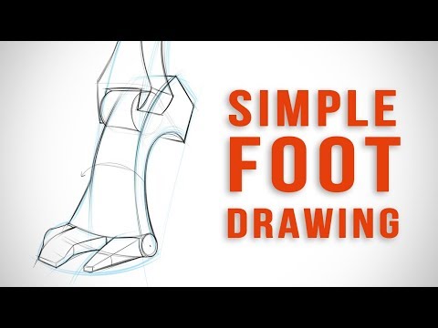Simplifying the Foot for Easy Drawing