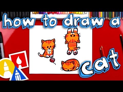 How To Draw A Cartoon Cat