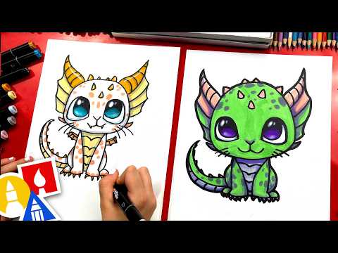 How To Draw A Mythical Kitten Dragon