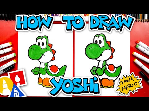 How To Draw Yoshi From Mario