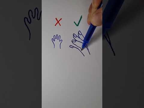 how to draw hand