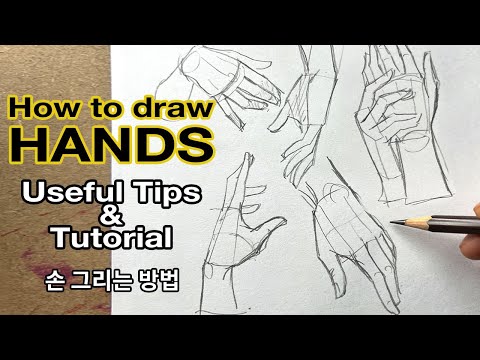 How to draw Hands  Useful Tips  Tutorials Easy way  Part 1