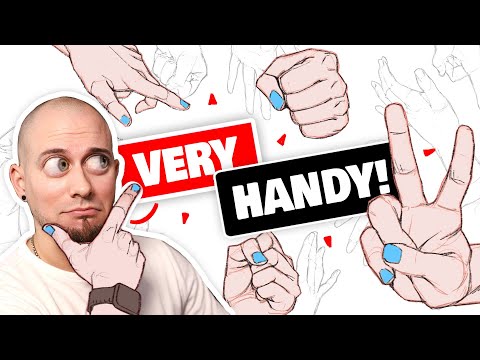  HOW TO DRAW HANDS like a professional hand drawer