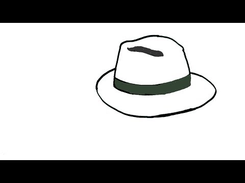 How to draw a Hat in easy steps for children beginners