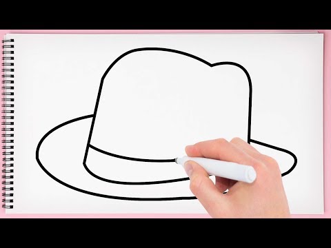 How to Draw Hat Step by Step Learn Drawing Hat Easy and Simple for Kids