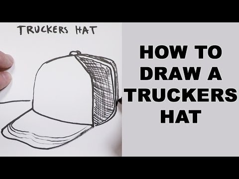 How to Draw a Truckers Hat