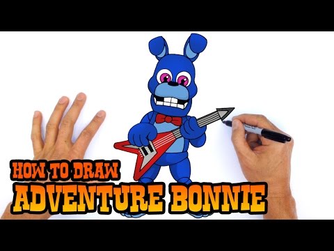 How to Draw FNAF  Adventure Bonnie