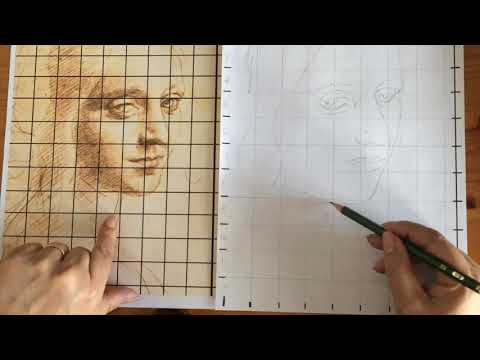 how to draw like Leonardo Da Vinci