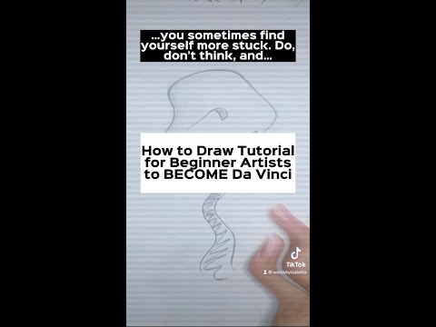 How To Draw Tutorial for Beginner Artists to BECOME Da Vinci