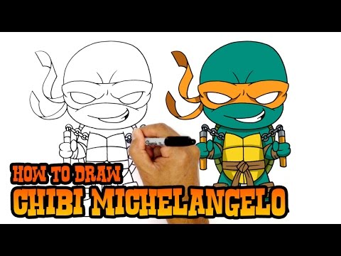 How to Draw Michelangelo  Teenage Mutant Ninja Turtles