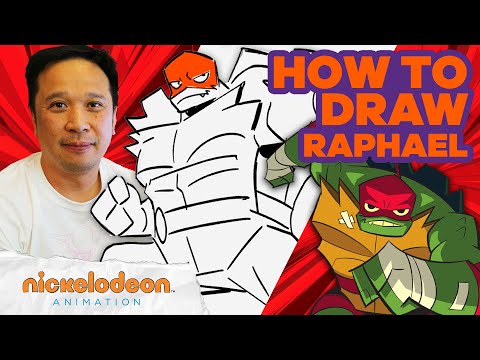 How to Draw Raphael   Draw Along w Alan Wan   Rise of the TMNT