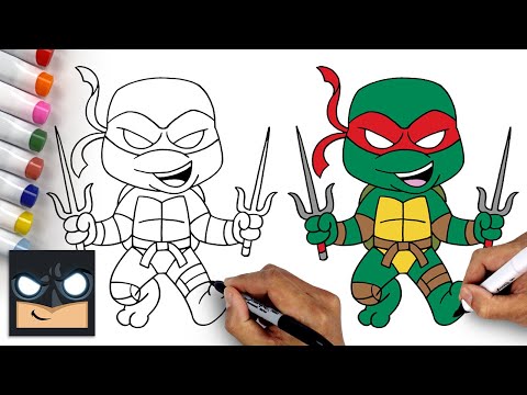 How To Draw Raphael  Teenage Mutant Ninja Turtles
