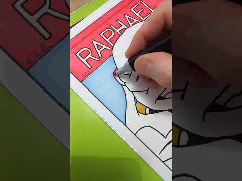RAPHAEL Teenage Mutant Ninja Turtles Poster Drawing  shorts artist
