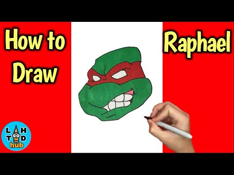 How to Draw Raphael  Teenage Mutant Ninja Turtles TMNT