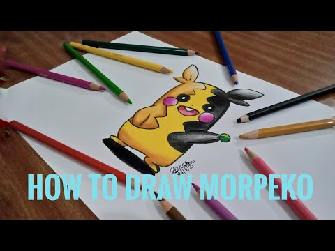 How To Draw MorpekoHow To Draw PokemonEasy Tutorial