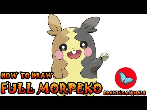 How To Draw Full Morpeko Pokemon  Drawing Animals