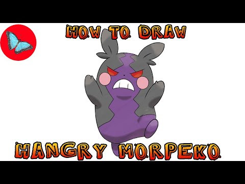 How To Draw Pokemon  Hangry Morpeko  Drawing Animals