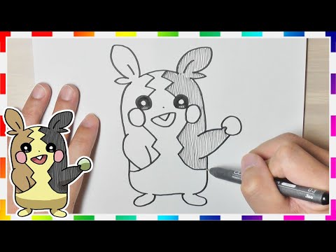 How to draw Pokemon  Morpeko  easy drawing step by step