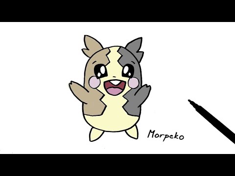 How to Draw Morpeko Pokemon I Easy Drawing Step by Step