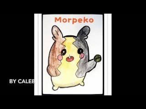 How to draw Morpeko from Pokmon