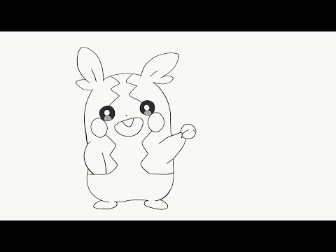 How to draw Morpeko from step by step