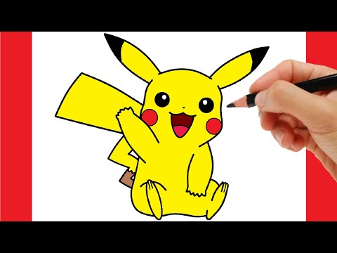 How to draw pikachu  how to draw pokemon
