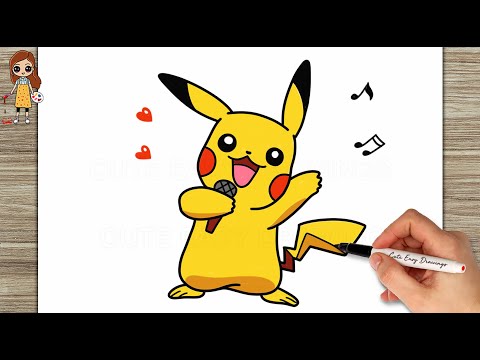 How to Draw Pikachu  Pokemon Easy Drawing Step by Step