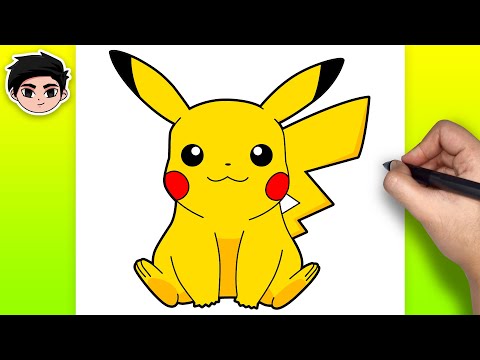 How To Draw Pikachu  Pokemon  Easy Step By Step Tutorial