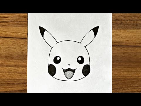 How to draw Pikachu  Beginners drawing tutorials step by step  easy drawings step by step