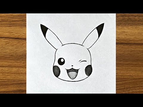 How to draw Pikachu   Beginners drawing tutorials step by step  easy drawings step by step