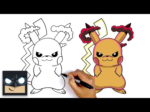 How To Draw Gigantamax Pikachu  Pokemon Sword and Shield