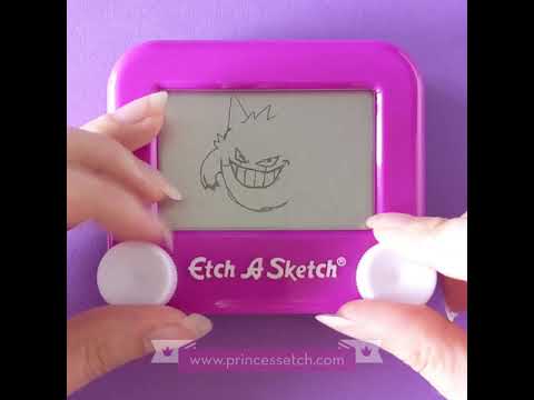 Gastly Haunter amp Gengar  Etch A Sketch time lapses