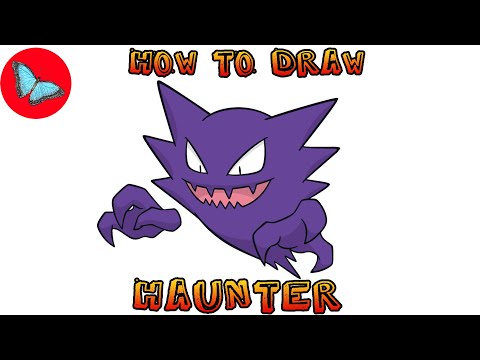 How To Draw Pokemon  Haunter  Drawing Animals