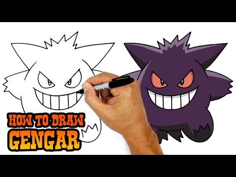 How to Draw Pokemon  Gengar