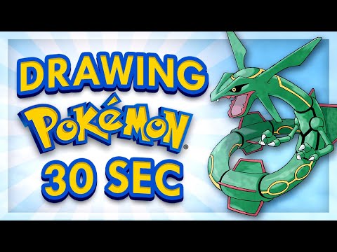 Drawing Rayquaza In 30 Seconds  Truegreen7 Shorts