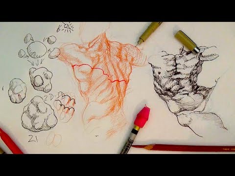 How to Draw Complex Forms Part 3  Outline and sculpt forms like Michelangelo