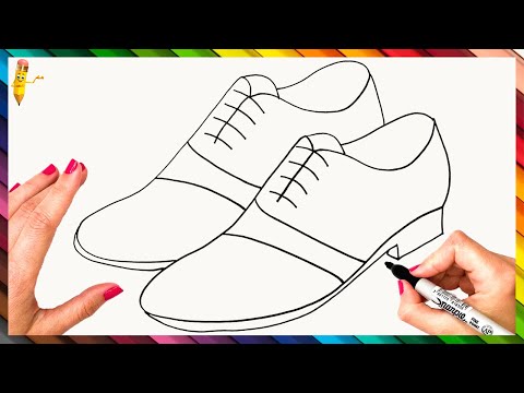 How To Draw Shoes Step By Step  Shoes Drawing Easy