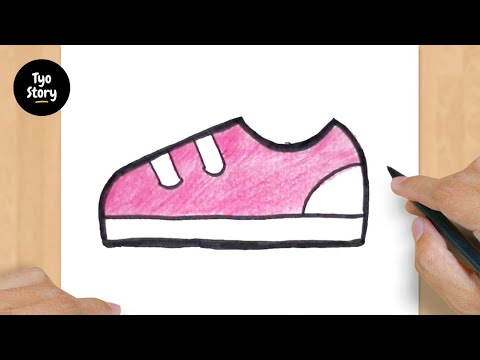 214 How to Draw a Shoes  Easy Drawing Tutorial