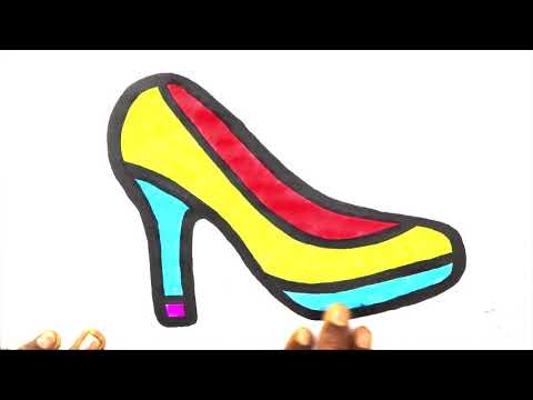 how to draw shoes drawing easy coloring painting  sandals very easy drawing cute drawings beginners