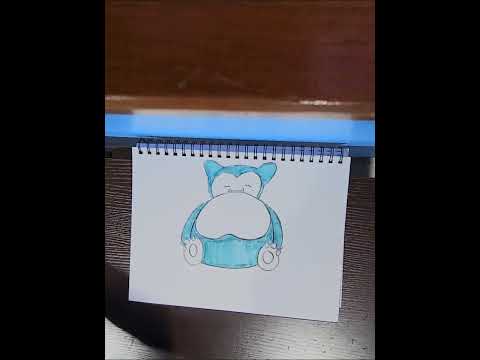 How to draw Snorlax Pokemon