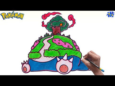 How to Draw Gigantamax Snorlax from Pokemon  Easy Step by Step
