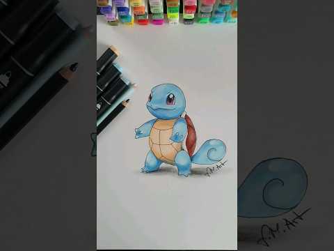 How to draw Pokemon squirtle  Shiggy
