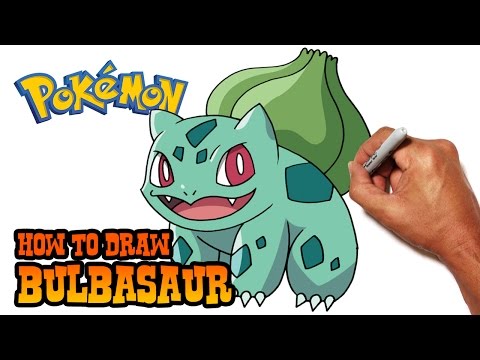 How to Draw Bulbasaur  Pokemon