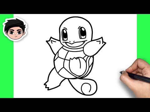 How To Draw Squirtle  Easy Step By Step Tutorial