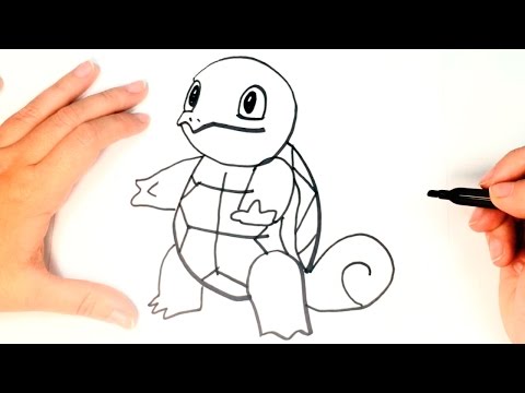 How to draw Squirtle Pokemon Step by Step  Squirtle Easy Draw Tutorial